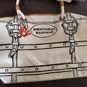 Large tote bag JKC EMOTIONAL BAGGAGE